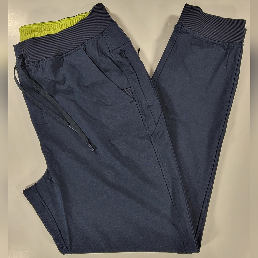 NEW Birddogs Joggers UNLINED Blue Stretch Athletic Casual Mens XL Performance